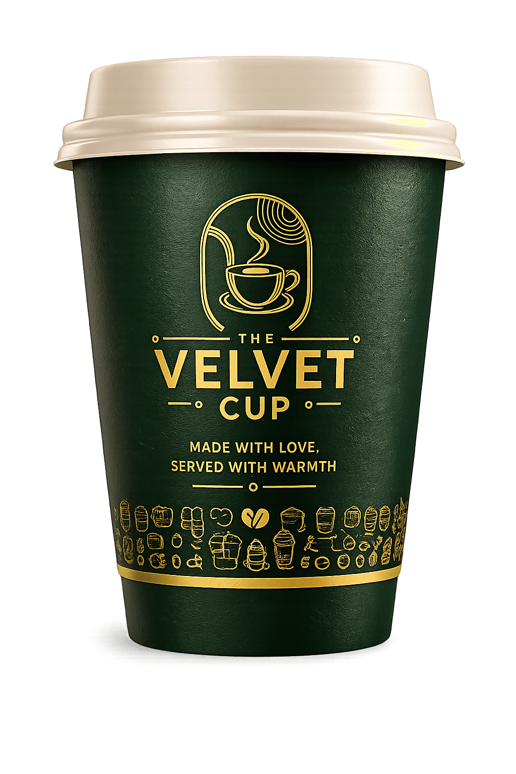 The Velvet Cup Premium Green Coffee Cup